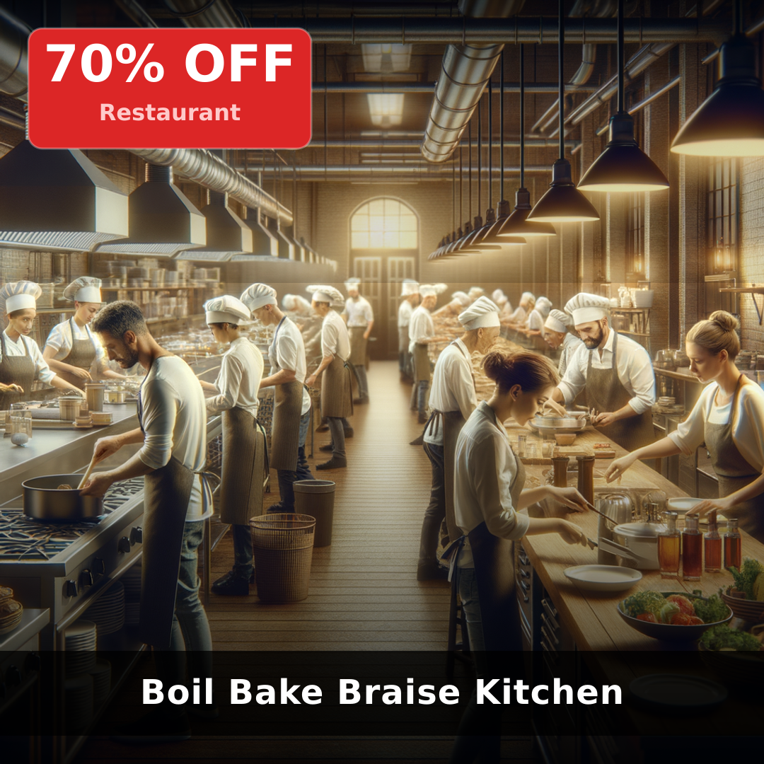 Boil Bake Braise Kitchen 70% off